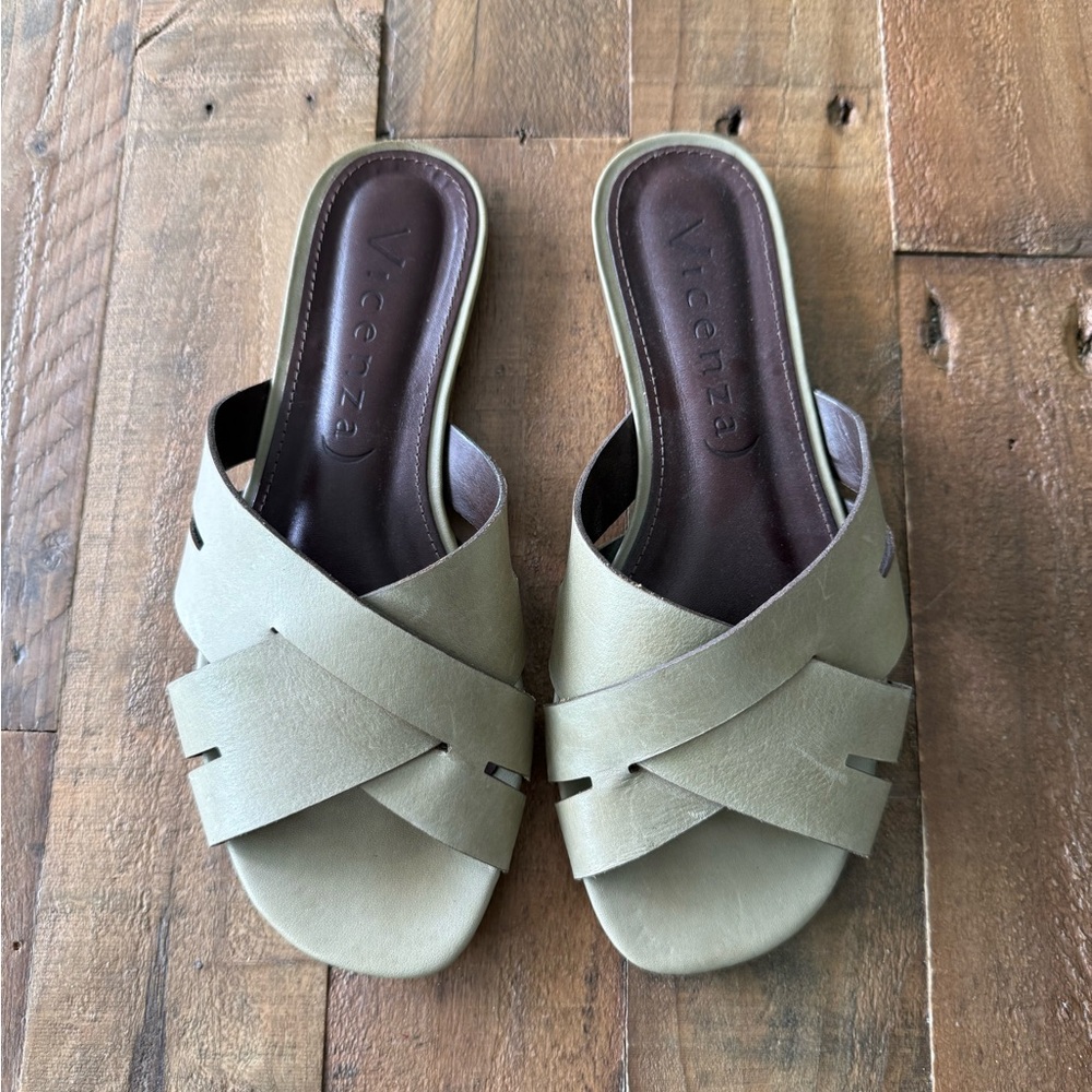Anthropologie Vincenza Slide Sandal - size 7 - Picture 2 of 6